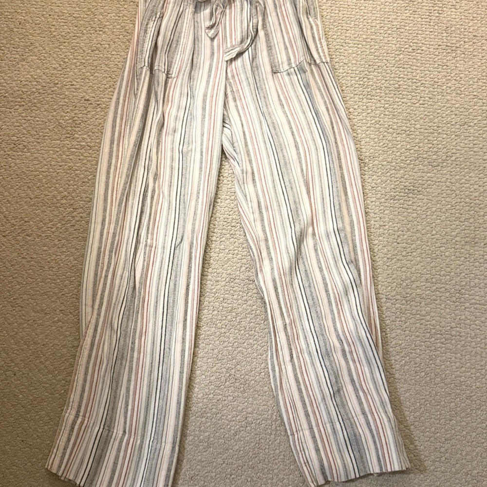 Striped Wide Leg Pants